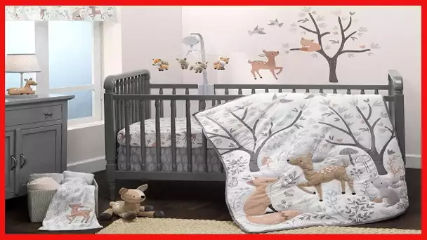 Bedtime Originals 3 Piece Crib Bedding Set, Deer Park, Multicolor