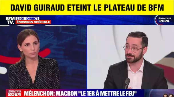 DAVID GUIRAUD ETEINT LE PLATEAU DE BFM (et ça fait du bien !)