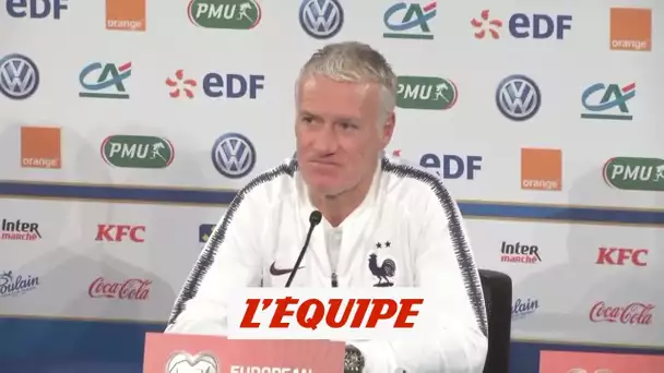 Deschamps «Malheureux pour Coman» - Foot - Euro (Q) - Bleus