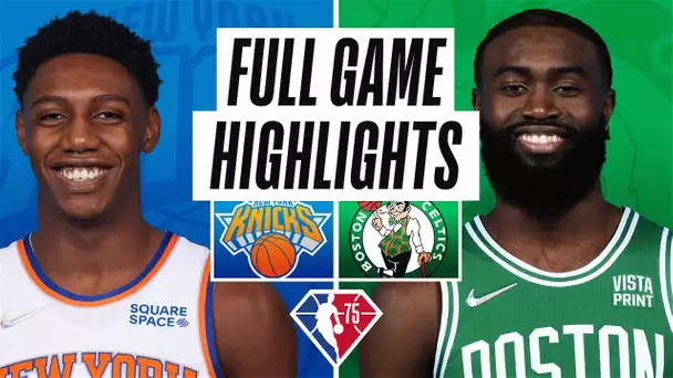 KNICKS at CELTICS | FULL GAME HIGHLIGHTS | January 8, 2022