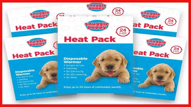 SmartPetLove Snuggle Puppy Replacement Heat Packs - 6-Pack of Heat Packs for Pets