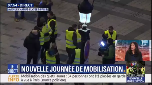 Gilets jaunes: pourquoi 32 personnes ont été placées en garde à vue à Paris ?