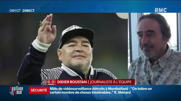 Didier Roustan, journaliste sportif avait lié un lien très fort avec Maradona