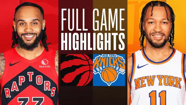 RAPTORS at KNICKS | FULL GAME HIGHLIGHTS | January 20, 2024