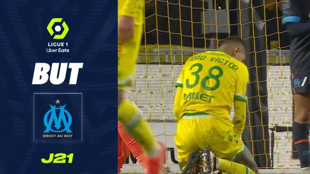 But Joao Victor DA SILVA MARCELINO (58' csc - OM) FC NANTES - OLYMPIQUE DE MARSEILLE (0-2) 22/23