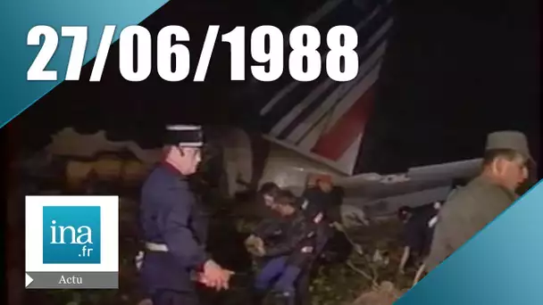 13h Antenne 2 du 27 juin 1988 - Crash de l'Airbus A320 | Archive INA