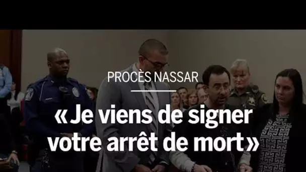 « Je viens de signer votre arrêt de mort » : retour en images sur le procès de Larry Nassar