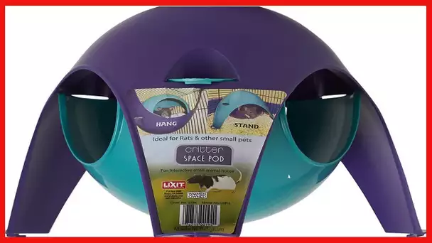 Lixit Critter Space Pod, Perfect for Small Animals (Large)