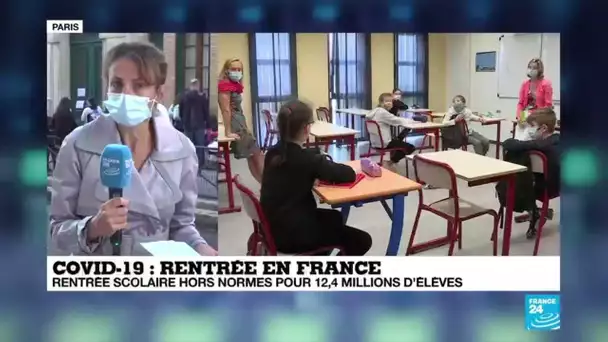 Rentrée scolaire en France : un protocole strict pour la reprise de plus de 12,4 millions d'élèves