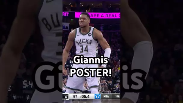 Giannis with the POSTER JAM!