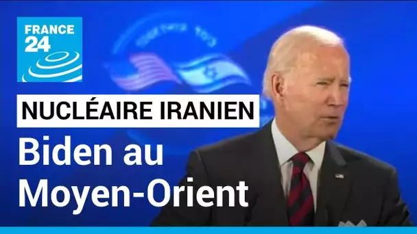 Nucléaire iranien : les USA ne "vont pas attendre indéfiniment" un accord" (Biden) • FRANCE 24