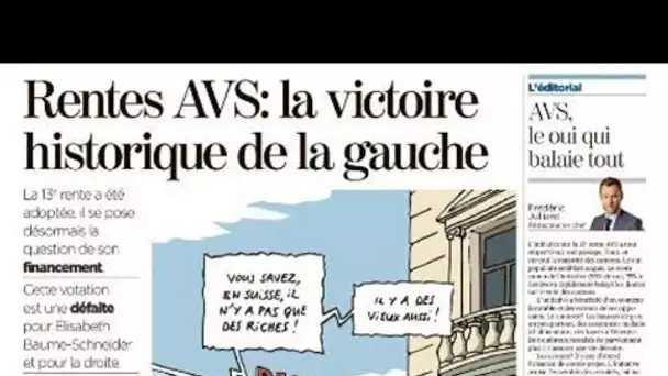 Vote sur les pensions de retraite: "En Suisse, il n'y a pas que des riches, il y a des vieux aussi"