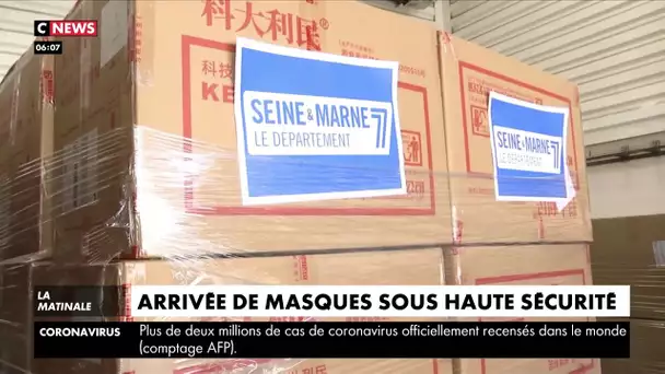 Coronavirus : arrivée de masques sous haute protection