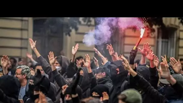 Heurts en marge de la manifestation parisienne pour la hausse des salaires