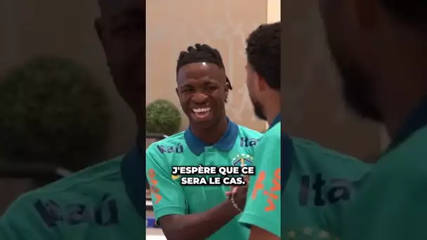 🇧🇷 Les énormes ambitions de Vinicius avec le Brésil ! #shorts