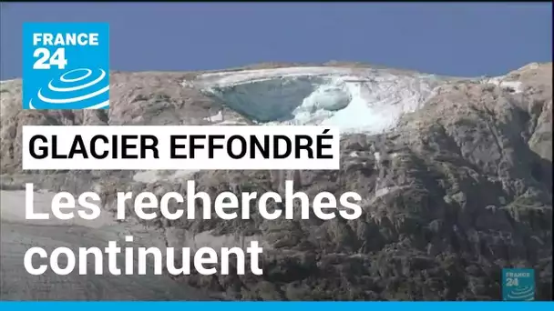 Glacier effondré en Italie : les recherches continuent, sans grand espoir • FRANCE 24