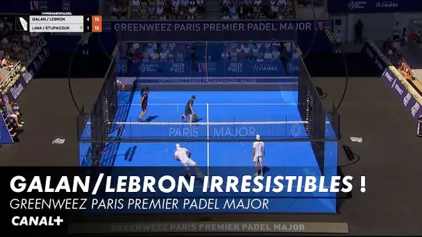 Galan / Lebron survolent le premier set - 1/2 finale Greenweez Paris Premier Padel Major