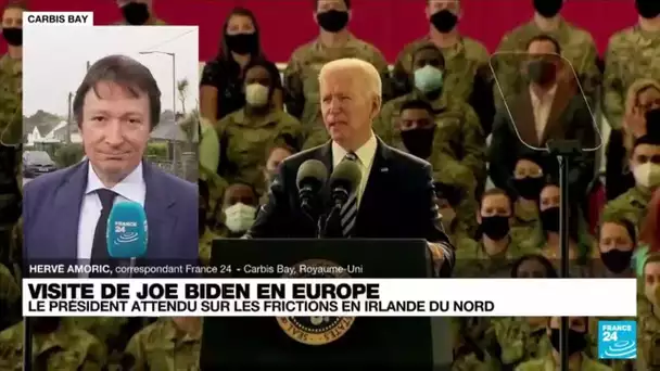 Visite de Joe Biden en Europe : l'Irlande du Nord au menu des discussions avec Boris Johnson