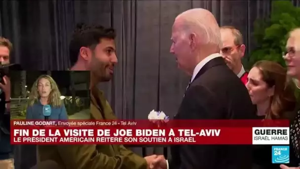 Hôpital à Gaza : Joe Biden met Israël hors de cause et obtient le passage de l'aide humanitaire