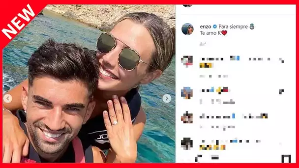 ✅  Enzo Zidane fiancé : sa petite amie affiche sa sublime bague de fiançailles