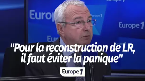 Jean Leonetti sur la reconstruction des Républicains : "Je pense qu’il faut éviter la panique"