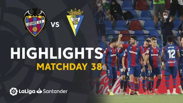 Resumen de Levante UD vs Cádiz CF (2-2)