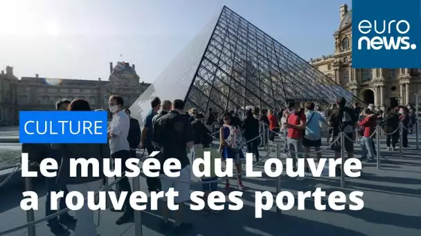 Le musée du Louvre rouvre, sans l'affluence des grands jours