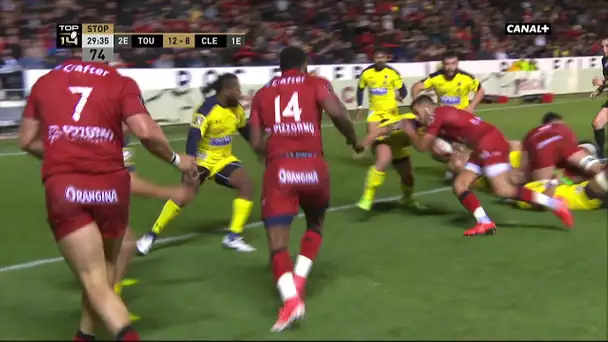 Top 14 - 25ème journée - Toulon / Clermont : L'essai de Webb face à Clermont