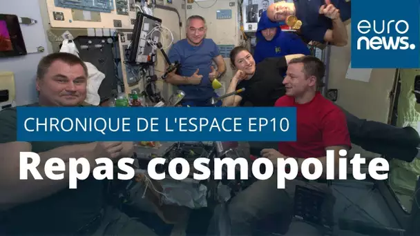 Luca Parmitano : un repas cosmopolite à bord de l'ISS