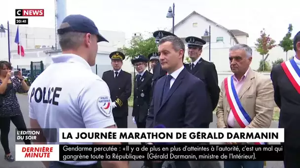 La journée marathon de Gérald Darmanin