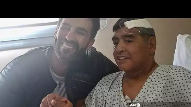 Maradona est sorti de l'hôpital 8 jours après son opération du cerveau
