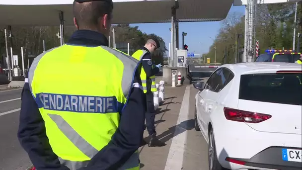 Coronavirus : contrôles des forces de l'ordre sur les autoroutes près d'Orléans