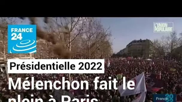 Mélenchon à Paris : 100 000 participants à la marche pour la 6e république • FRANCE 24