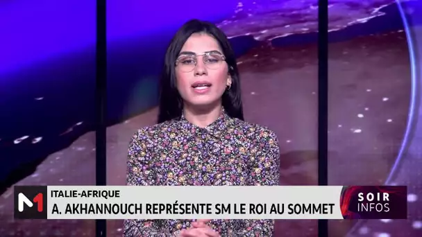 Akhannouch représente SM le Roi au Sommet ''Italie-Afrique"