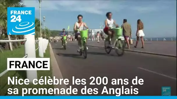 Nice célèbre les 200 ans de sa promenade des Anglais qui longe la Méditerranée • FRANCE 24