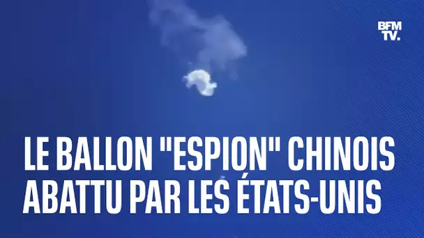 Le ballon "espion" chinois abattu par l'armée américaine