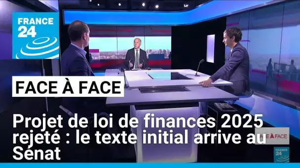 Projet de loi de finances 2025 rejeté : le texte initial arrive au Sénat • FRANCE 24