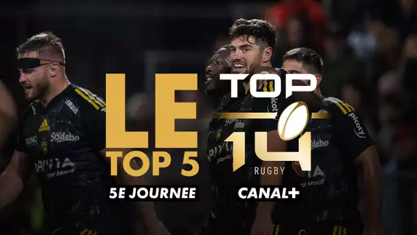 Le TOP 5 essais de la 5ème journée de TOP 14