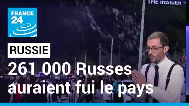 Guerre en Ukraine : 261 000 Russes auraient fui leur pays après l'appel à la mobilisation