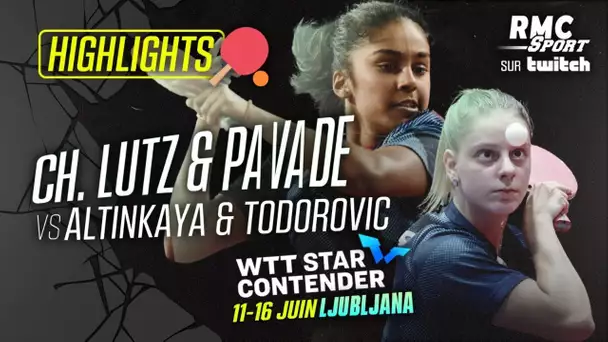 WTT Star Contender Ljubljana (8e finale) - Pavade et Lutz pour poursuivre la belle journée bleue ?