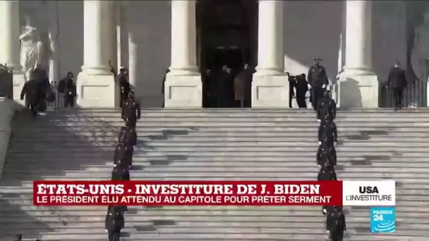 Etats-Unis : Joe Biden et Kamala Harris arrivent au Capitole pour prêter serment