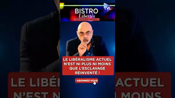 "Le libéralisme actuel n'est ni plus ni moins que l'esclavage réinventé !" Pierre Jovanovic  #macron