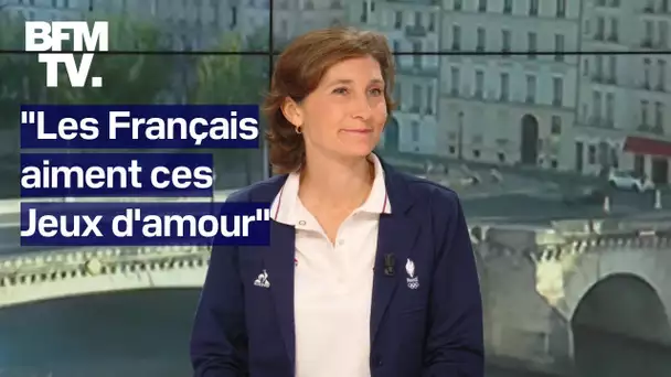 Léon Marchand, triathlon dans la Seine... L'interview d'Amélie Oudéa-Castéra sur les JO