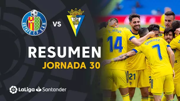 Resumen de Getafe CF vs Cádiz CF (0-1)