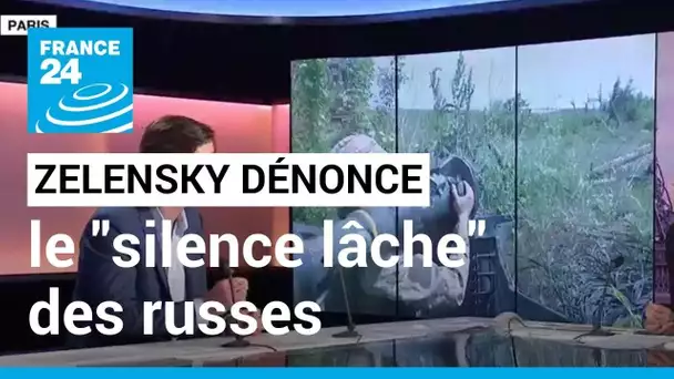 État de l'opinion publique en Russie : Zelensky dénonce le "silence lâche" des russes