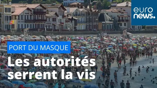 La France durcit le ton sur le port du masque dans un contexte épidémique fragile