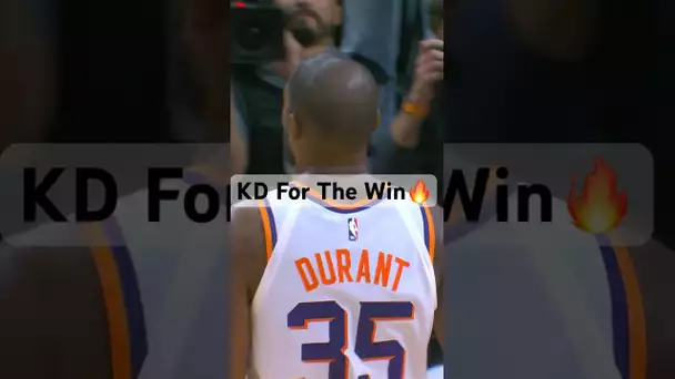 Kevin Durant Knocks Down CLUTCH JUMPER To Seal The Suns Victory! 🔥| #Shorts