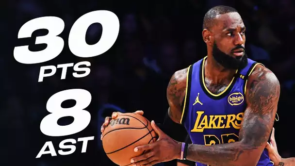 LeBron James ERUPTS For 30 PTS Against The Hawks | January 3, 2025