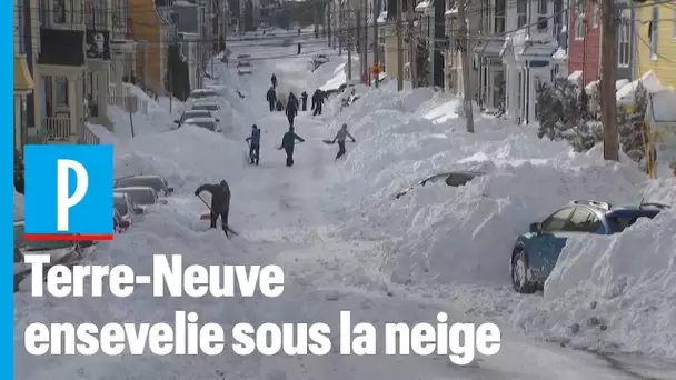 Canada : Un blizzard ensevelit la ville de Saint-Jean de Terre-Neuve