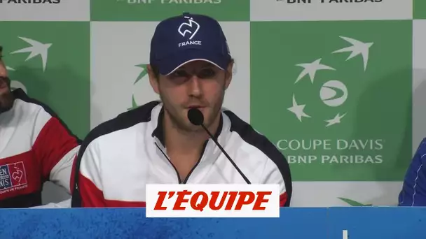 Pouille «J&#039;ai tout donné» - Tennis - Coupe Davis (Finale)